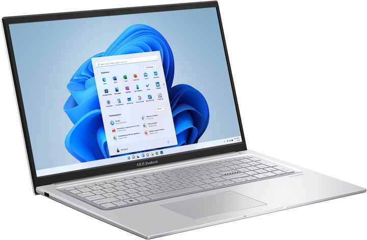 Laptop ASUS VivoBook 17 X1704VA-AU625W (90NB10V1-M00PU0) Cool Silver - obraz 2