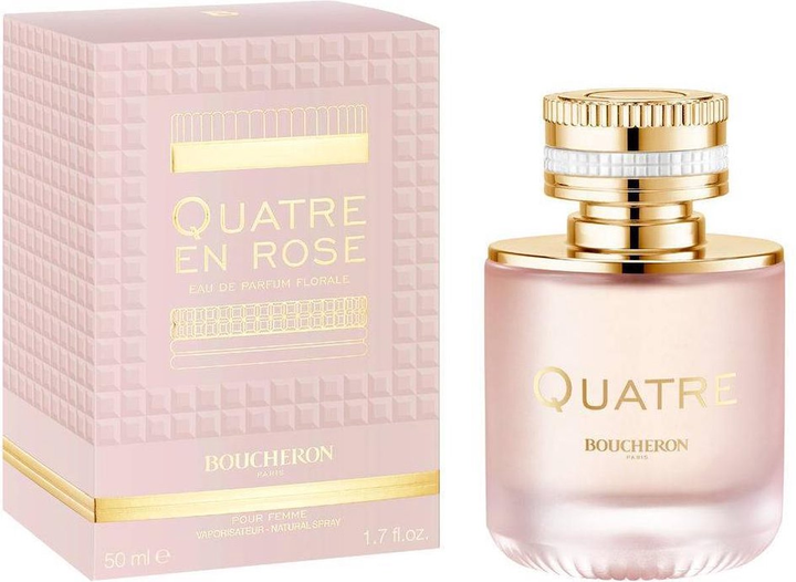 Woda perfumowana damska Boucheron Quatre En Rose 50 ml (3386460098472) - obraz 1