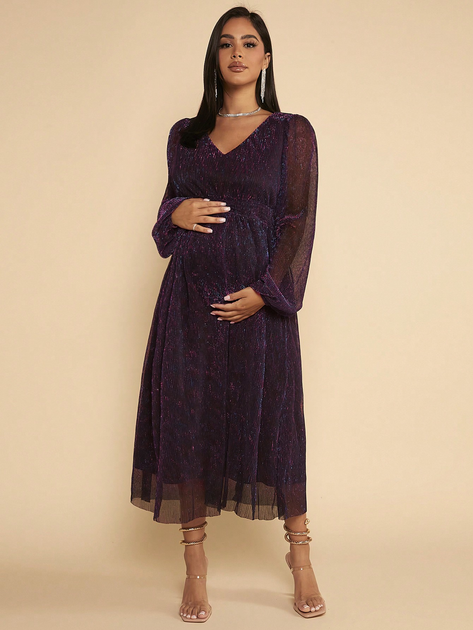 Сукня вечірня міді жіноча SHEIN GD-00157983 XL Фіолетова від Rozetka на платформі USKIDKA Акція на Сукня вечірня міді жіноча SHEIN GD-00157983 XL Фіолетова від Rozetka