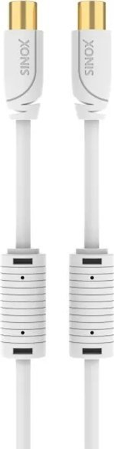 Kabel Sinox PRO Antennekabel YouSee and Stofa godkendt 10 m Hvid White (SXV092010) - obraz 1