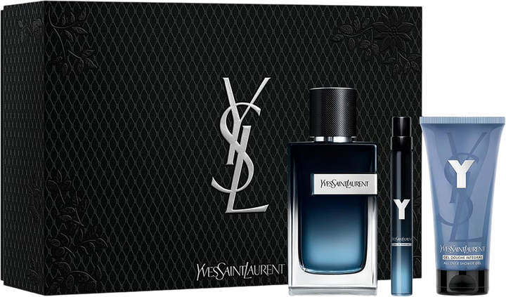 Zestaw męski Yves Saint Laurent Y Men Woda perfumowana 100 ml + Miniaturka Woda perfumowana 10 ml + Żel pod prysznic 50 ml (3614274284904) - obraz 1