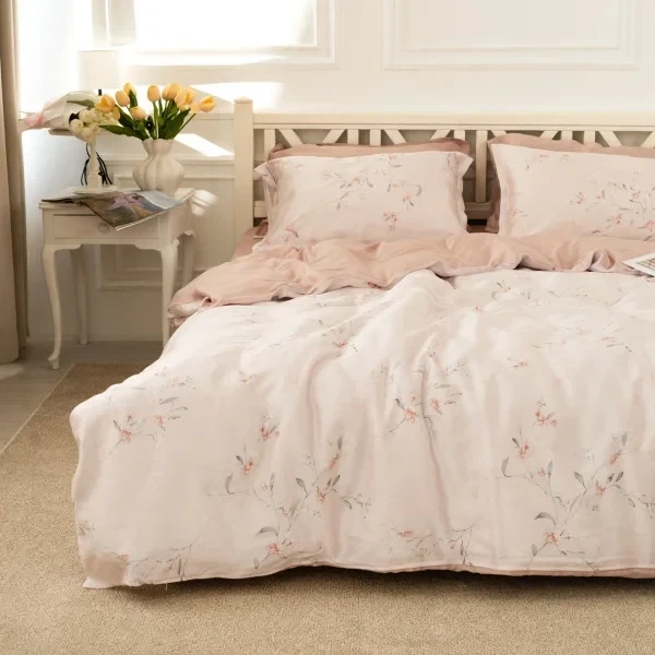 Комплект постельного белья Viluta Евро Tencel Т-01 - изображение 5