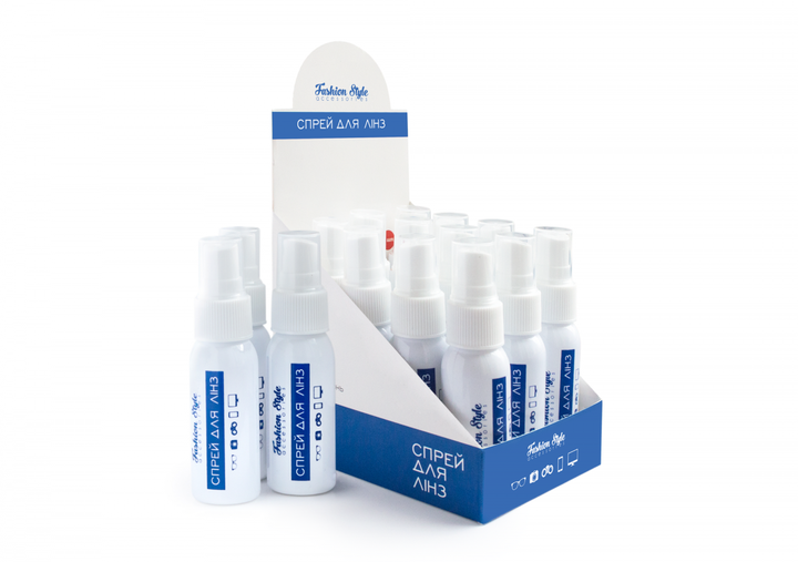 Спрей для оптики окулярів лінз очищення окулярів 30 мл (S008) - Фото 1 Спрей для оптики окулярів лінз очищення окулярів 30 мл (S008) - зображення 1
