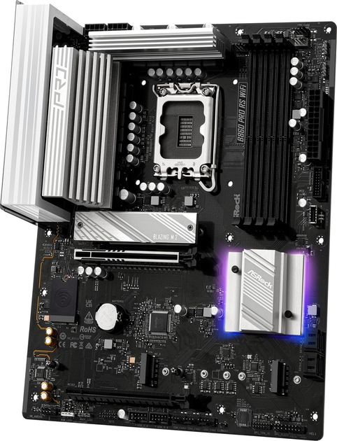 Płyta główna ASRock B860 Pro RS WiFi (s1851, Intel B860, PCI-Ex16) - obraz 3