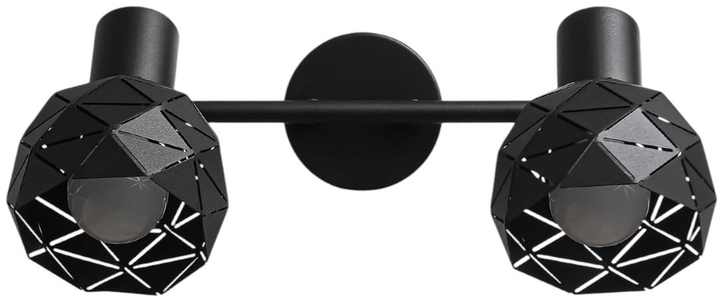 Lampa spotowa Light Prestige Reus 2 x E14 czarny (LP-8069/2WS BK) - obraz 1
