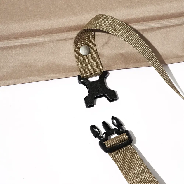 Килимок самонадувний двохмісний Mobi Garden Dot NX22663002, бежевий - изображение 4