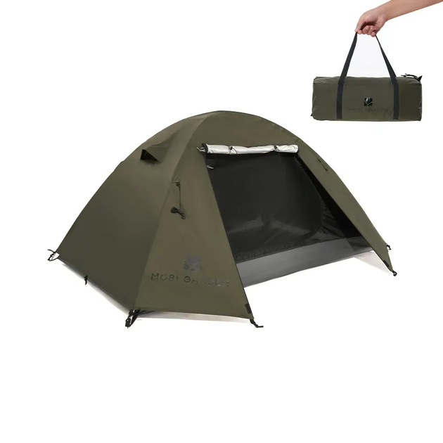 Намет Mobi Garden Qr tent II NX22561010 68D 2-місний, темно-зелений - зображення 3