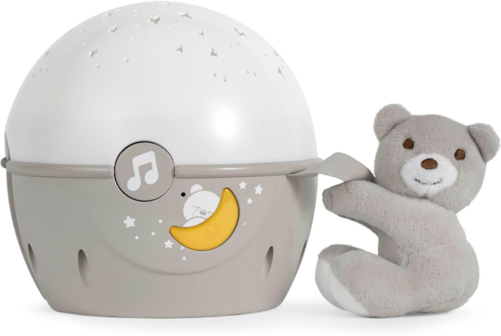 Lampka nocna projektor gwiazdek Chicco First Dreams Next2Stars Beżowy (8058664112463) - obraz 2