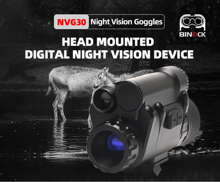Прилад монокуляр нічного бачення NVG30 Wi-Fi 940nm + кріплення на шолом + акумулятор - зображення 6