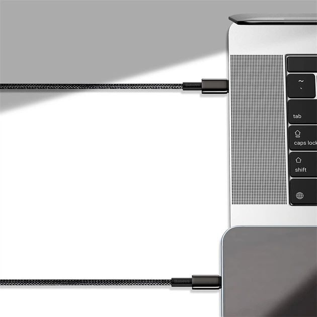 Кабель Baseus Tungsten Gold Fast Charging Data Cable Type-C to iP PD 20W 2 м Black (CATLWJ-A01) - зображення 9