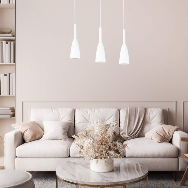 Lampa wisząca Light Prestige Solin 3 3xE27 Biała (LP-181/3L WH) - obraz 2