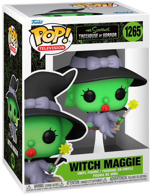Фігурка Funko Pop! Television The Simpsons Treehouse of Horror 1265 Відьма Меггі 66338 (889698663380) - зображення 1