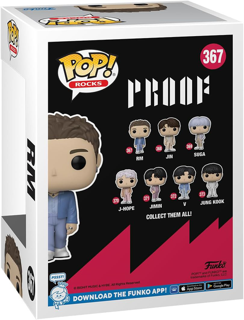 Фігурка в стилі фанк-поп! Rocks BTS 367 RM 72580 (889698725804) - зображення 2