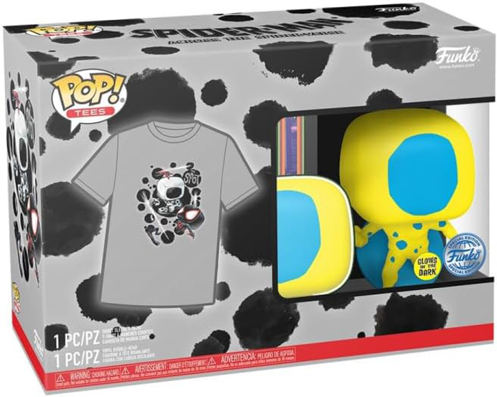 Zestaw Funko Pop! & Tee Marvel Spider-Man Across the Spider-Verse Figurka Bobble-Head The Spot + Koszulka Rozmiar XL 78336 (889698783361) - obraz 2