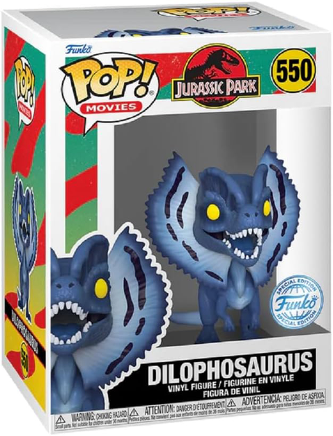 Фігурка Funko Pop! Movies Jurassic Park Moonlight S1 550 Dilophosaurus 81707 (889698817073) - зображення 1