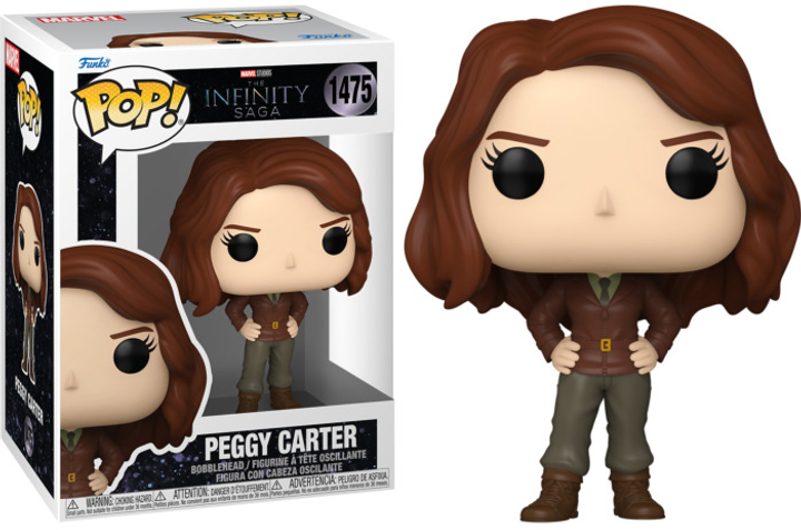 Figurka Bobble-Head Funko Pop! Marvel The Infinity Saga 1475 Peggy Carter 83790 (889698837903) - obraz 3