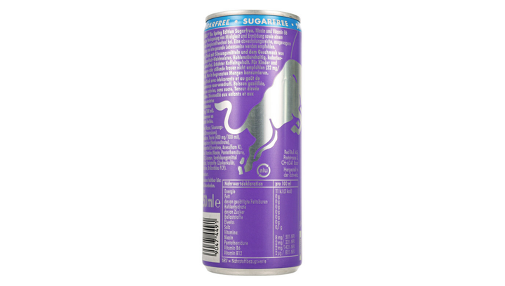 Набір Напій Енергетичний 8шт Red Bull Spring Edition Sugar Free 250ml - Фото 4 Набір Напій Енергетичний 8шт Red Bull Spring Edition Sugar Free 250ml - зображення 4