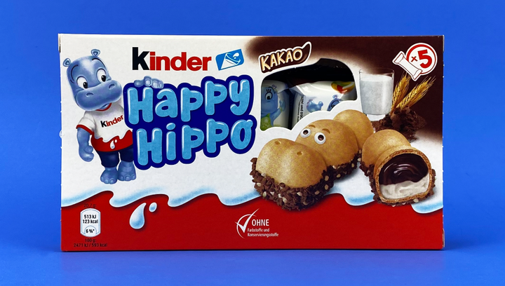 Набор Батончик 5шт Kinder Happy Hippo Cocoa 20.7g - изображение 2