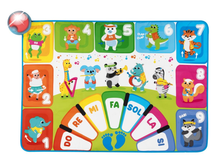 Mata interaktywna do zabawy Chicco Happy Music 100 x 70 cm (8058664112845) - obraz 3