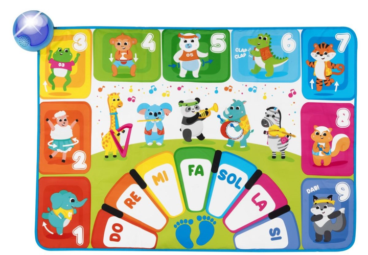 Mata interaktywna do zabawy Chicco Happy Music 100 x 70 cm (8058664112845) - obraz 4