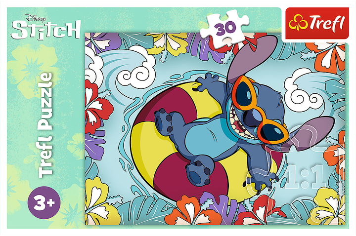 Puzzle Trefl Lilo&Stitch Na wakacjach 30 elementów 18305 (5900511183054) - obraz 2