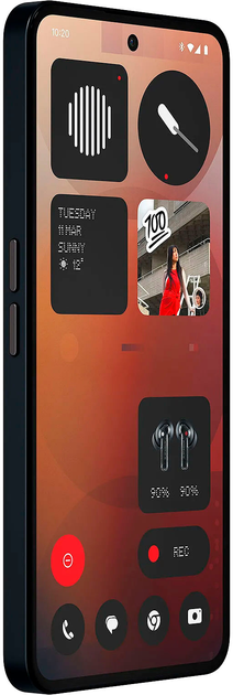 Smartfon Nothing Phone 3a 5G 12/256GB Black (A10400145) - obraz 3