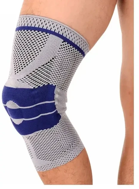 Колінний ортез Knee Pad із силіконовим кільцем розмір XL - изображение 5