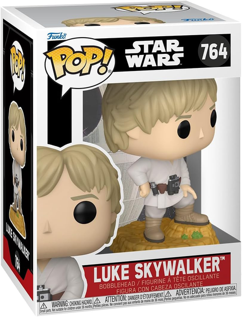 Фігурка Bobble-Head Funko Pop! Disney Star Wars 764 Luke Skywalker 83797 (889698837972) - зображення 1
