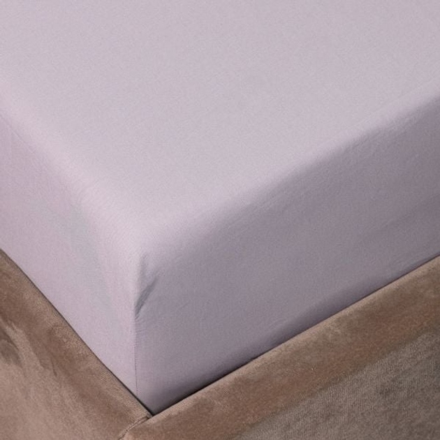 Prześcieradło Homla Lauko renforce Szare 180 x 200 cm (5902869985533) - obraz 2