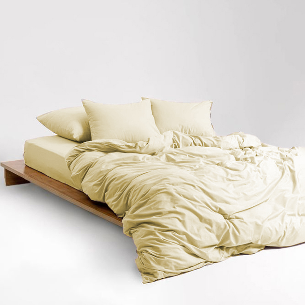 Підковдра MirSon Soft Touch of Satin 014 Light yellow 160х220 см від Rozetka на платформі USKIDKA Акція на Підковдра MirSon Soft Touch of Satin 014 Light yellow 160х220 см від Rozetka