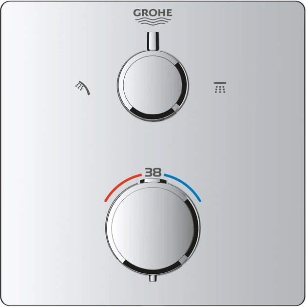 Душова система прихованого монтажу Grohe Grohtherm (34870000) - изображение 4
