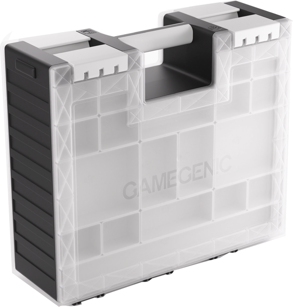 Walizka dwustronna Gamegenic Game Castle Black/White/Clear GGS22038ML (4251715414569) - obraz 1