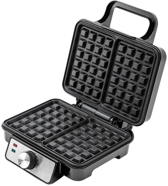 Gofrownica Huslog AK-2149 czarno-srebrna (OWN000053) - obraz 2
