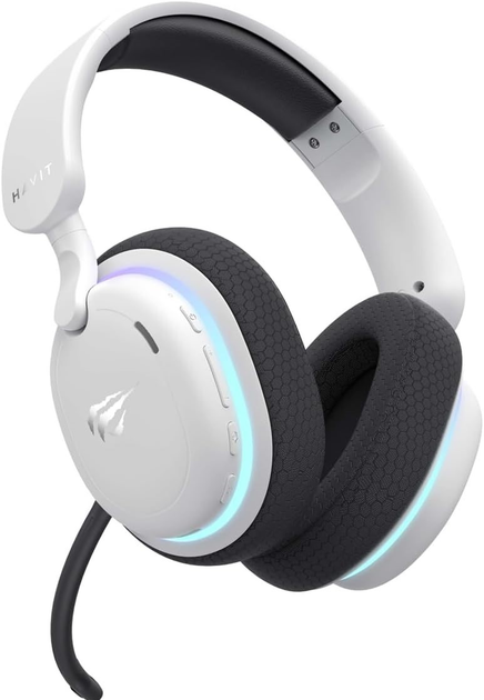 Навушники Havit Fuxi-H7 White/Black (6939119080594) - зображення 5