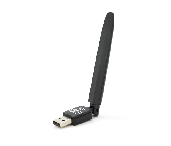 Бездротовий мережевий Wi-Fi USB-адаптер із зовнішньою антеною 10 см Voltronic LV-UW10SRK, 150 Mbps, 2.4GHz, Black - зображення 2
