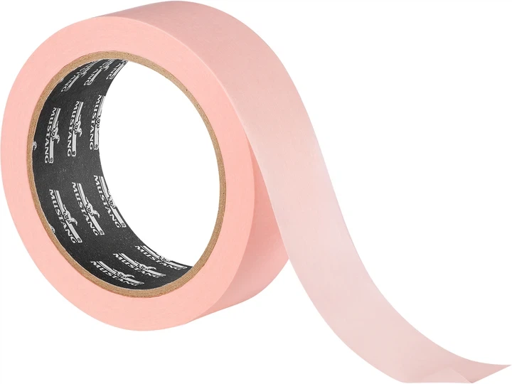 Малярна клейка стрічка Mustang Ultra Delicate Line розова стрічка 25мм*50м - зображення 2