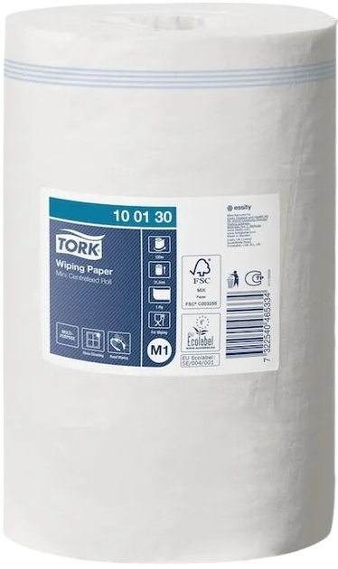 Папір для протирання Tork Standard M1 Mini одношаровий 120 м (7322540465341) - зображення 3