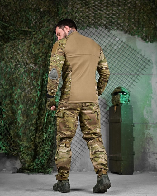 Тактический летний костюм наколенники и налокотники в комплекте Series Tactical Multicam S - изображение 4