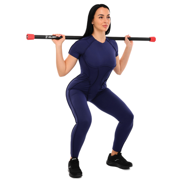 Body Bar Бодібар Zelart 3кг FI-5457-3 (довжина 123см, вуглецева сталь (Carbon steel), TPU) - изображение 6