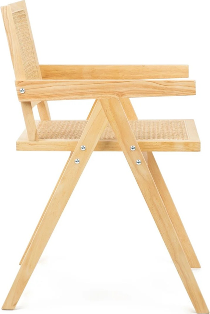 Стілець для кухні та вітальні HOMLA ROTIN 50 x 55 x 78 см (5904183834085) - зображення 3