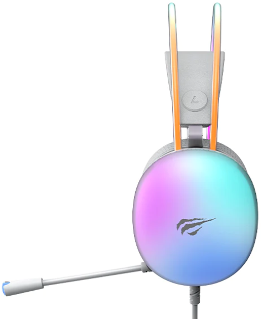 Навушники Havit H2037d RGB White (6939119064990) - зображення 4