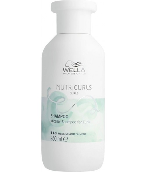 Шампунь для вьющихся волос без сульфатов Wella Nutricurls Waves Shampoo 250 мл - Фото 1 Шампунь для вьющихся волос без сульфатов Wella Nutricurls Waves Shampoo 250 мл - изображение 1