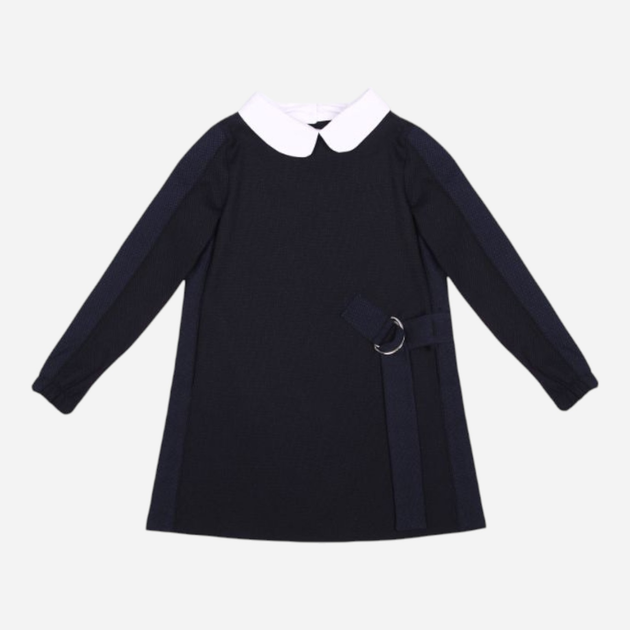 Акція на Дитяче тепле плаття для дівчинки Timbo Coco P59495-6105 ШФ 34 Синє від Rozetka