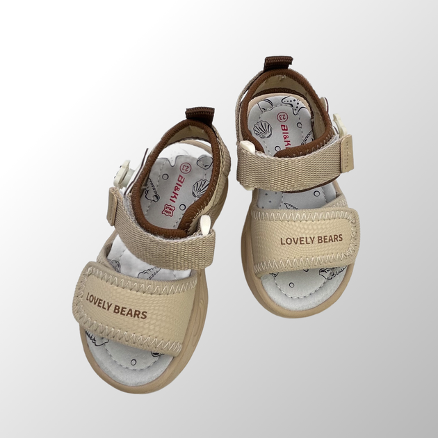 Босоножки детские для мальчиков BI&KI 23 хаки с подсветкой - изображение 7