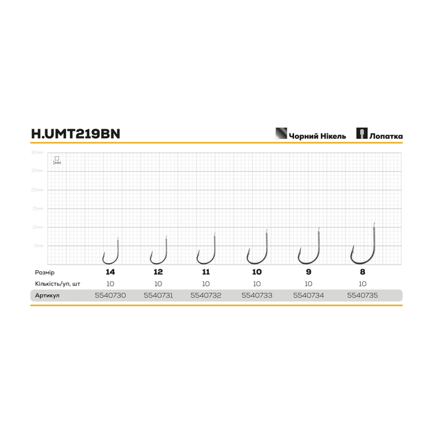 Крючок Hayabusa Match H.UMT219BN №12 (10шт) - изображение 2