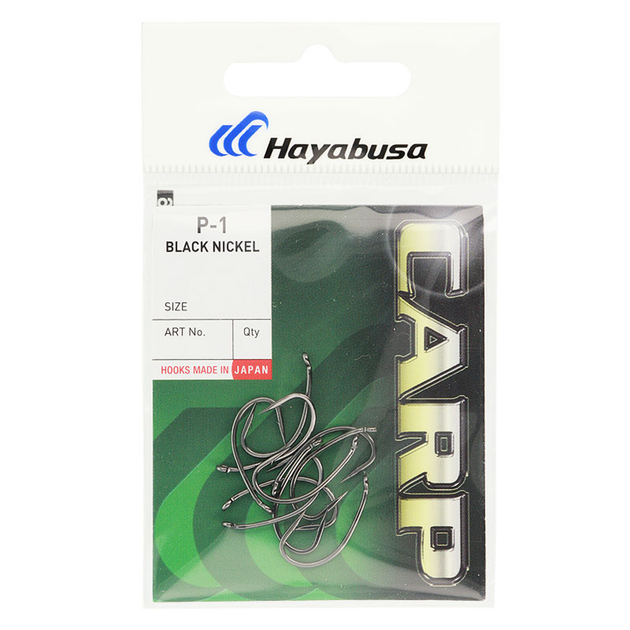 Крючок Hayabusa Carp P-1 BN №4 (10шт) - Фото 3 Крючок Hayabusa Carp P-1 BN №4 (10шт) - изображение 3