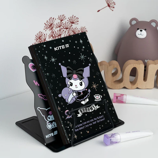 Подставка для книг Kite Kuromi Металлическая Черная (HK25-390) - изображение 4