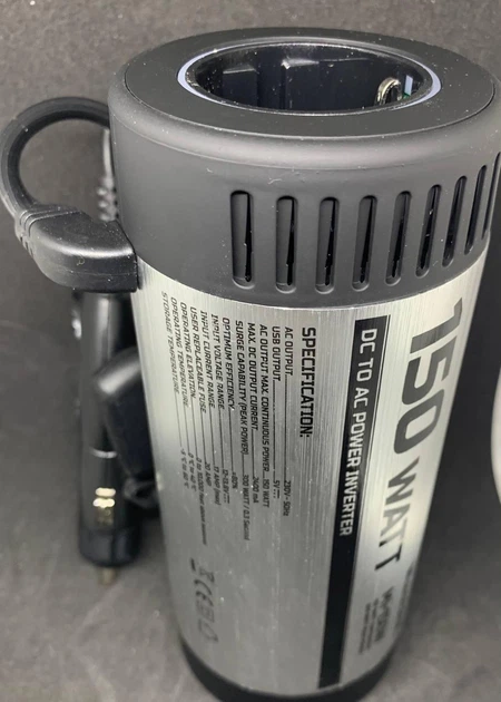 Перетворювач напруги з 12v в 220v MastAK MI-150W - Фото 5 Перетворювач напруги з 12v в 220v MastAK MI-150W - зображення 5