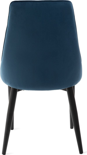 Krzesło do kuchni i salonu HOMLA LOUIS RIBBON 44 x 59 x 88 cm Blue (5904183848914) - obraz 4