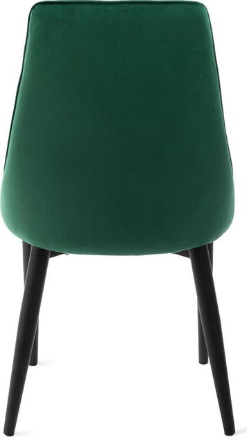 Krzesło do kuchni i salonu HOMLA LOUIS RIBBON 44 x 59 x 88 cm Green (5904183848921) - obraz 4